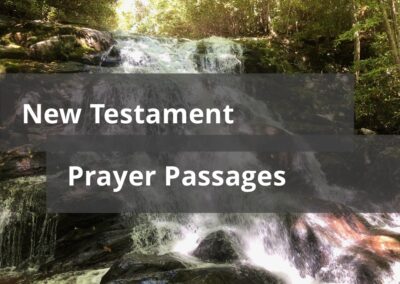 New Testament Prayer Passages