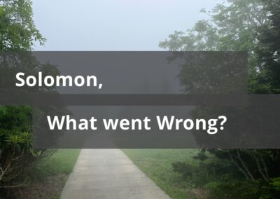 Solomon, What Went Wrong?